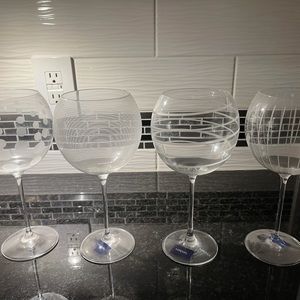 Mikasa wine glasses